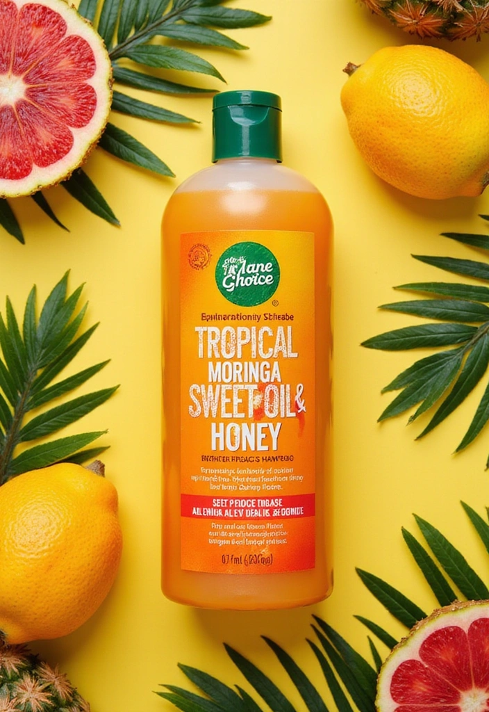 10 Healthy Shampoo Picks for Curly Hair That Will Change Your Life (You Won't Believe #5!) - 9. The Mane Choice Tropical Moringa Sweet Oil & Honey Shampoo
