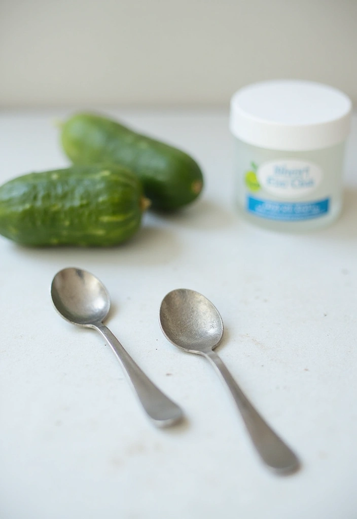 12 Beauty Hacks to Banish Puffy Eyes Naturally (Say Goodbye to Tired Looks!) - 6. Cold Spoon Treatment: Instant Refresh
