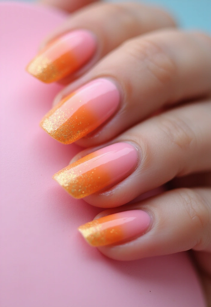 12 Colorful Spring Nail Designs for 2025 That Will Brighten Your Day! - 5. Ombre Magic