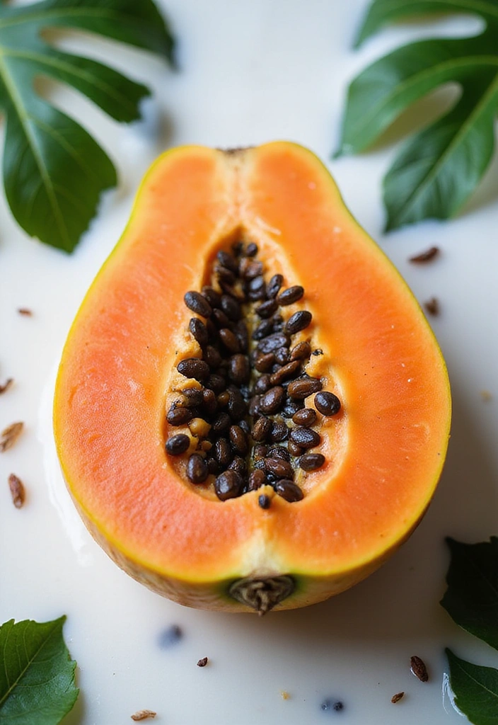 12 Surprising Natural Remedies for Sun Damage Your Skin Will Thank You For! - 10. Papaya: Enzymatic Exfoliation