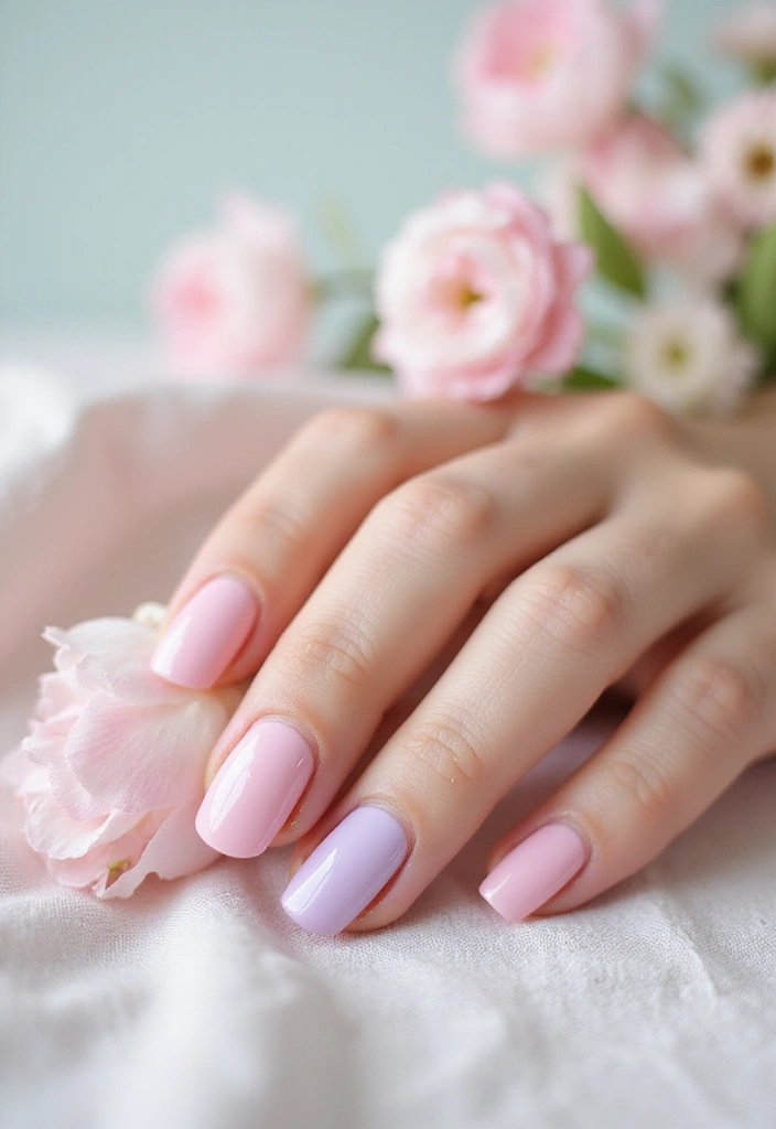 12 Unique French Tip Variations That Will Have Everyone Asking Where You Got Them! - 10. Pastel French Tips