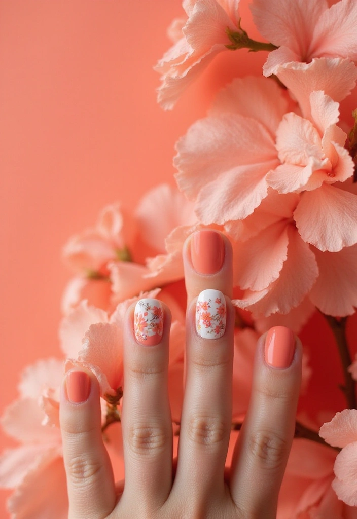 14 Must-Try Spring Nail Colors for April 2025 (You Won't Believe #6!) - 5. Coral Crush