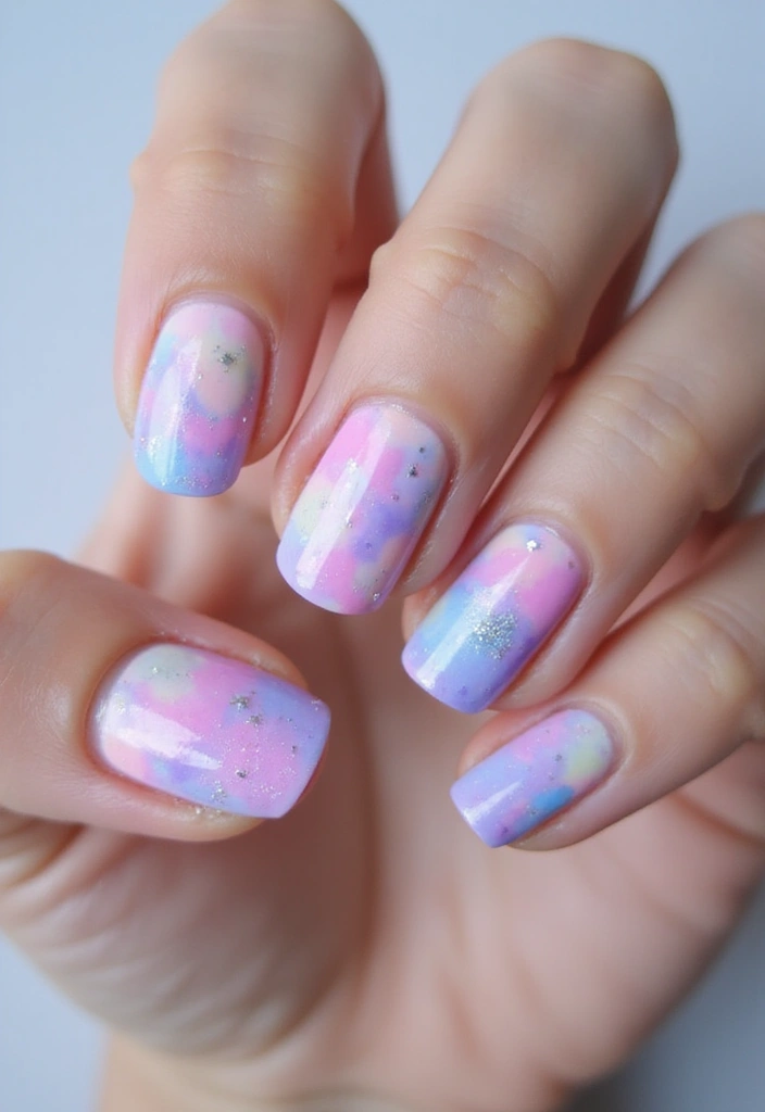 15 Celestial Nail Designs That Will Have You Dreaming of the Cosmos! - 6. Ethereal Nebula