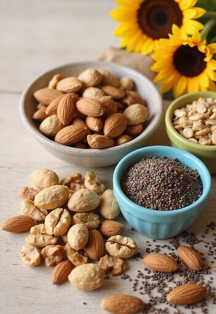 15 Foods That Fight Acne and Boost Your Skin Health (You'll Be Surprised by #9!) - 3. Nuts and Seeds: Crunchy Snacks for Skin Health