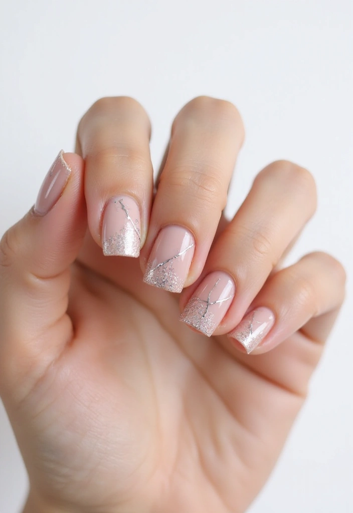 15 Mind-Blowing Chameleon Glitter Nail Ideas to Try in 2025 (You Won't Want to Miss #8!) - 11. Minimalist Chic