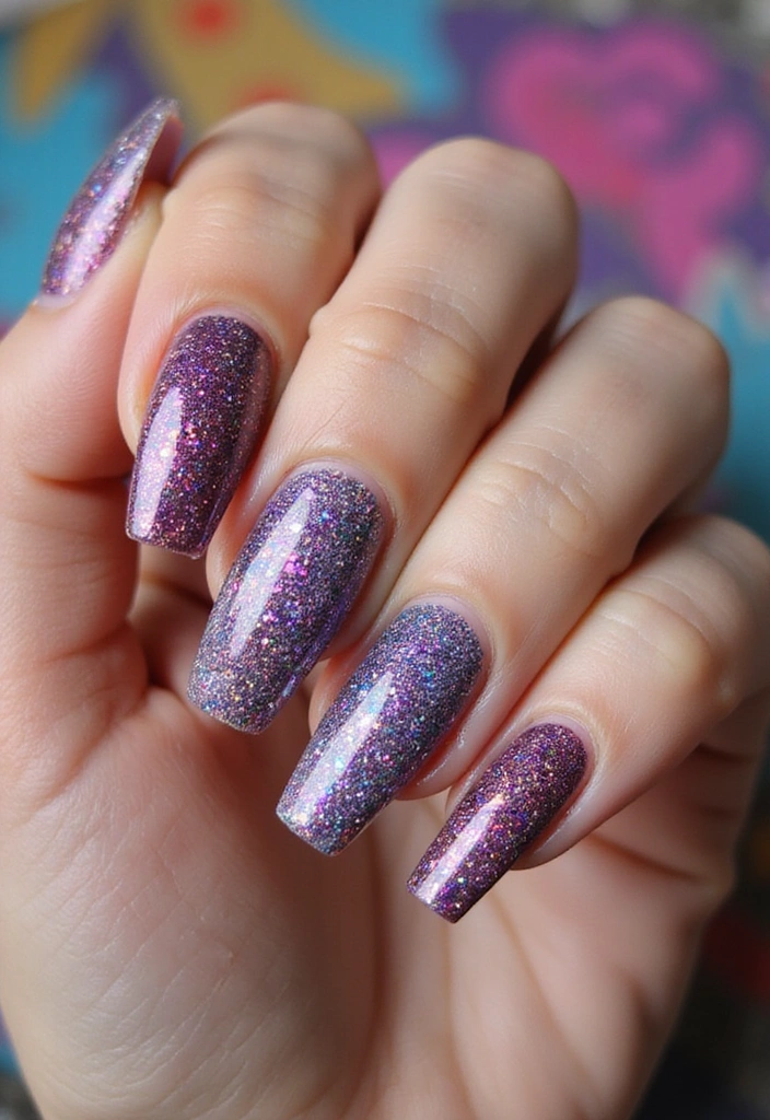 15 Mind-Blowing Chameleon Glitter Nail Ideas to Try in 2025 (You Won't Want to Miss #8!) - 15. Custom Creations