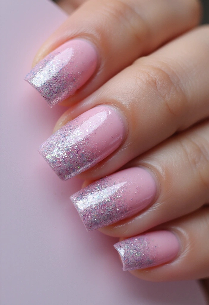 15 Mind-Blowing Chameleon Glitter Nail Ideas to Try in 2025 (You Won't Want to Miss #8!) - 4. Ombre Elegance