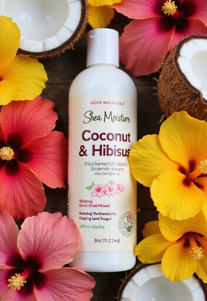 18 Chemical-Free Shampoos That Are Worth the Hype (Your Hair Will Thank You!) - 10. Shea Moisture Coconut & Hibiscus Shampoo