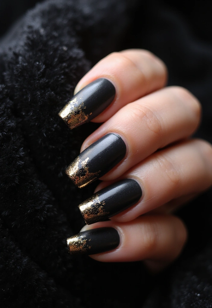 18 Graphic Nail Art Designs That Will Make You the Trendsetter of 2025! - 11. Metallic Foil Accents
