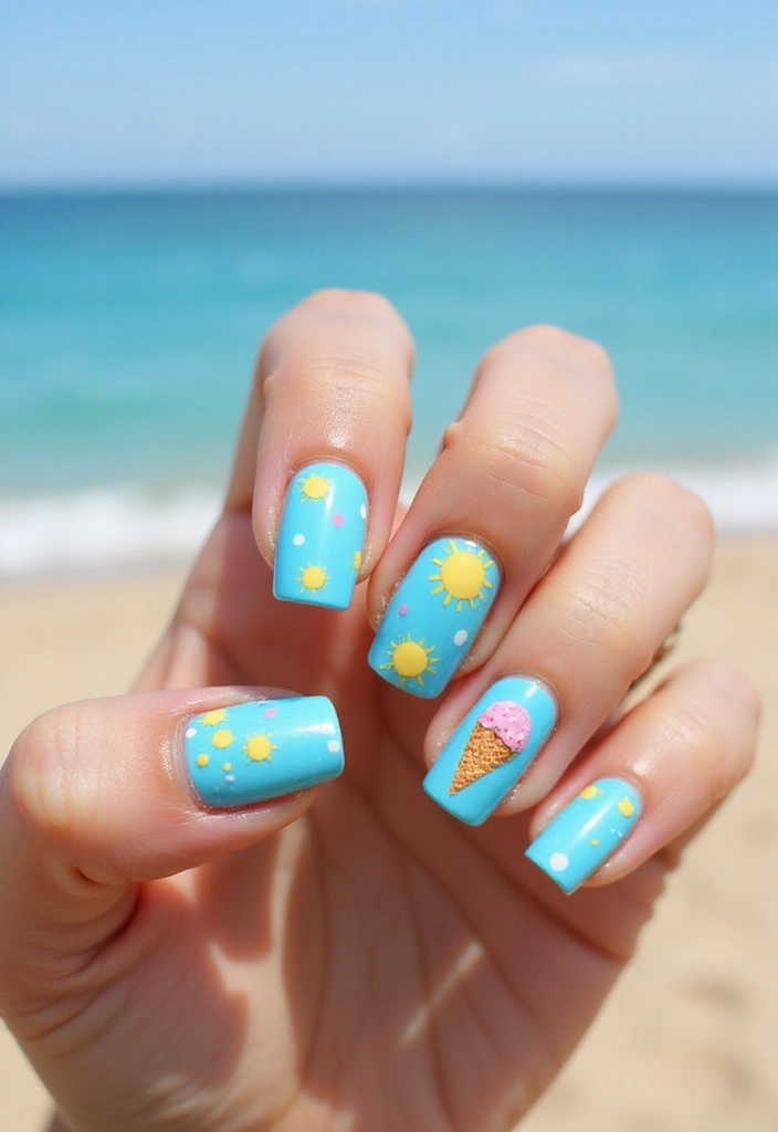 18 Graphic Nail Art Designs That Will Make You the Trendsetter of 2025! - 15. Seasonal Themes