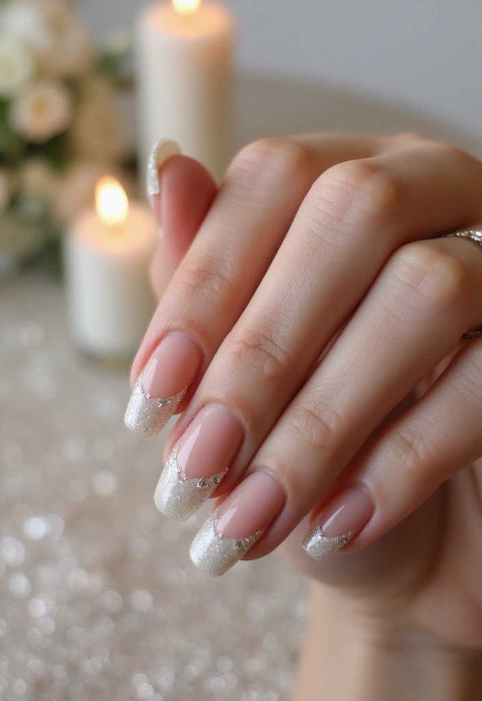 20 Elegant Nail Designs for Weddings That Will Leave You Speechless! - 1. Classic French Tips with a Twist