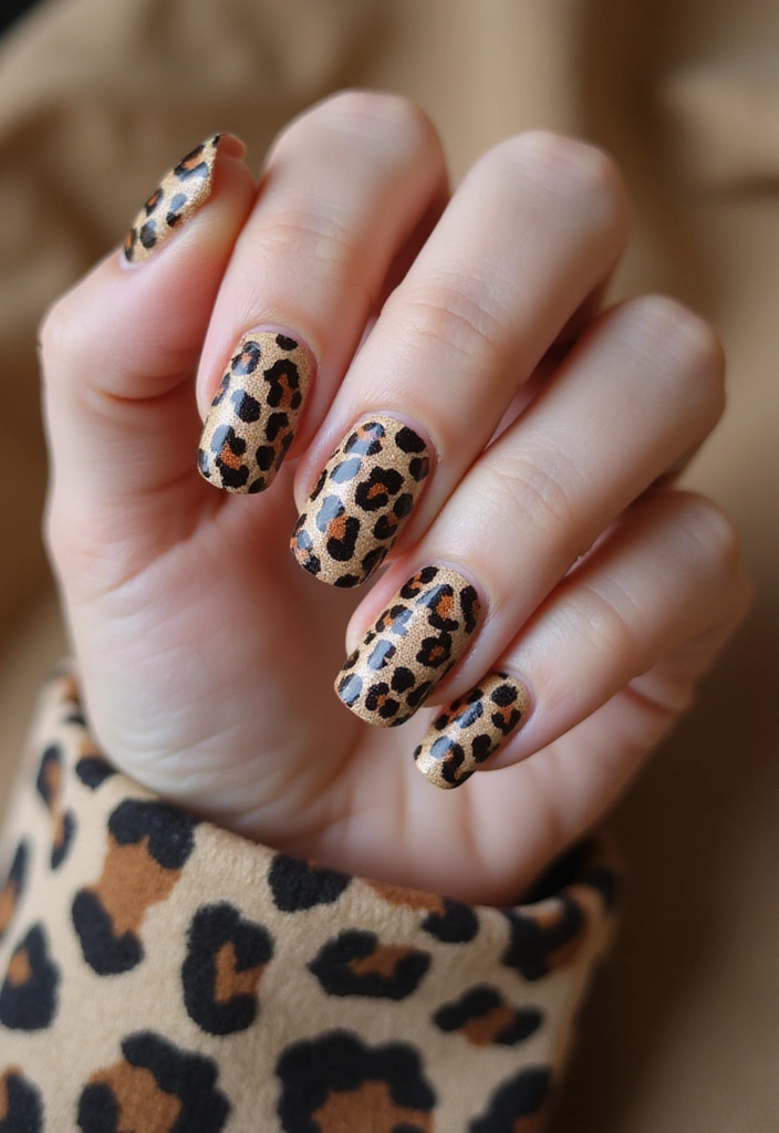 20 Stunning Prom Nail Designs for 2025 That Will Steal the Show (You Won't Believe #12!) - 14. Bold Animal Print