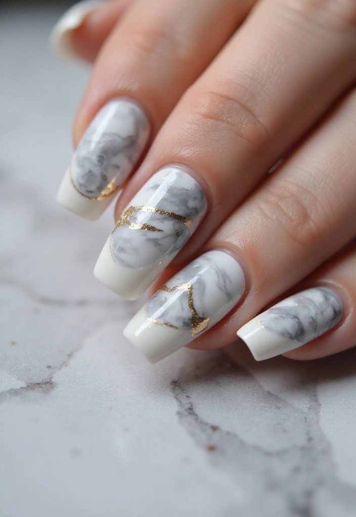 20 Stunning Prom Nail Designs for 2025 That Will Steal the Show (You Won't Believe #12!) - 6. Marble Magic