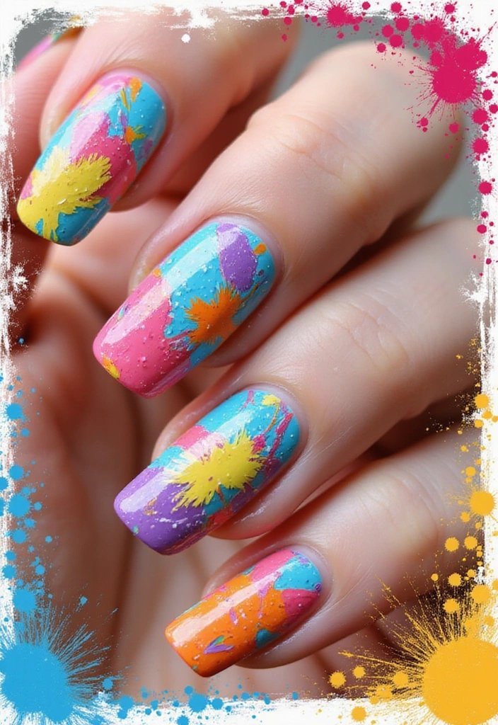 20 Stunning Prom Nail Designs for 2025 That Will Steal the Show (You Won't Believe #12!) - 7. Artistic Abstract