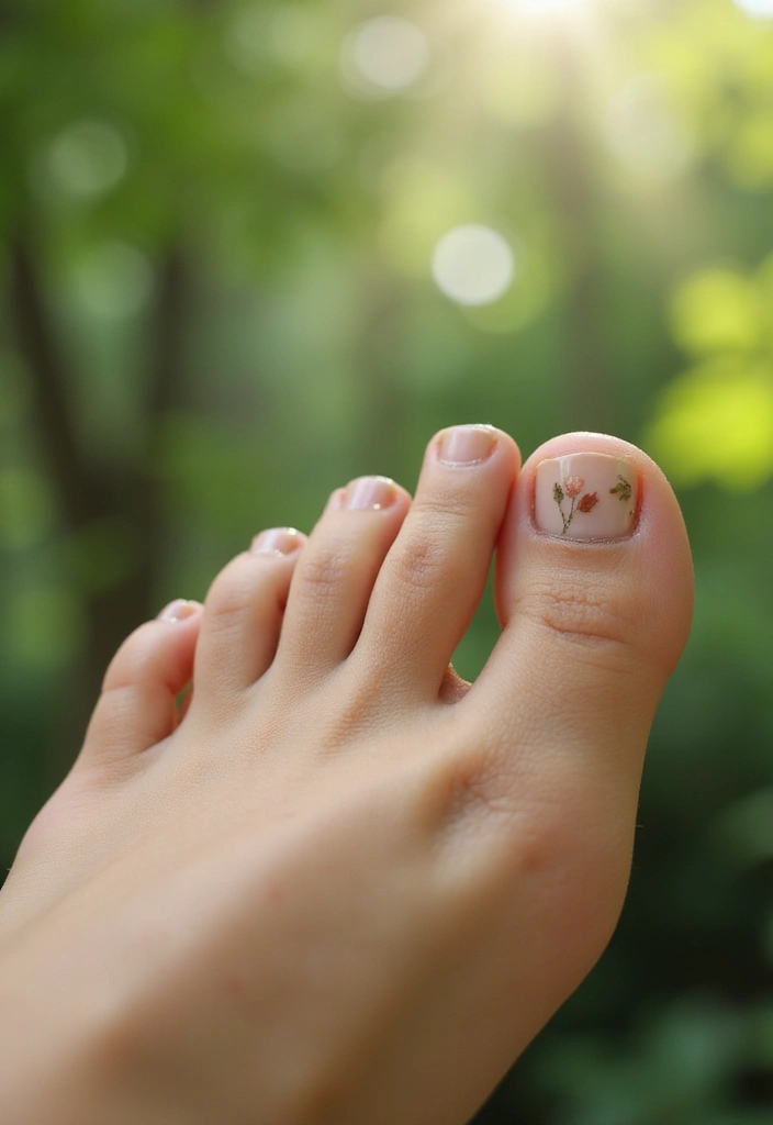 20 Stunning Spring Toes Designs for 2025 That Will Make You Want to Show Off Your Feet! - 17. Earthy Tones