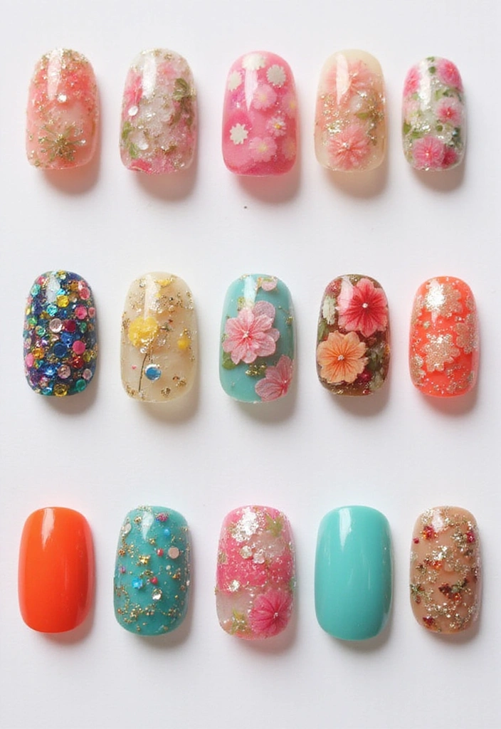20 Trendy Abstract Art Nails You Need to Try This Season (Get Ready to Stand Out!) - 19. Layering Techniques