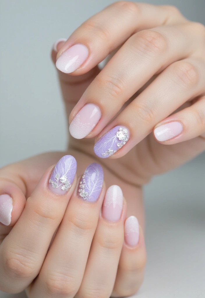 21 Gorgeous Spring 3D Nail Art Ideas to Bloom Your Manicure in 2025! - 21. Feathered Elegance