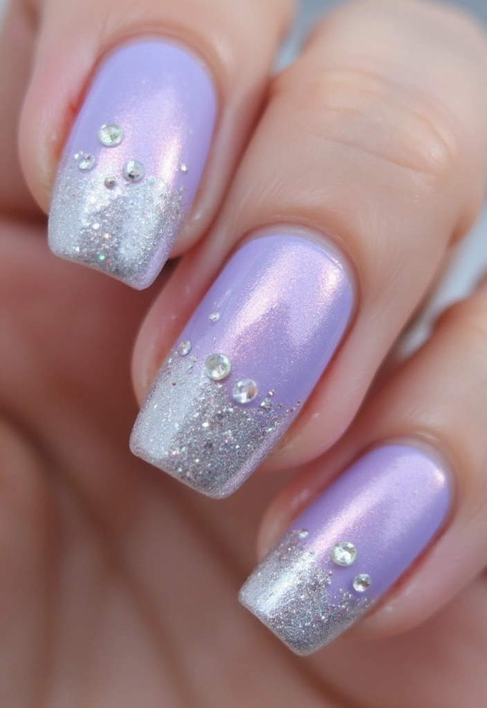 22 Creative Reflective Nail Art Ideas for 2025 That Will WOW Everyone! - 1. Holographic Ombre