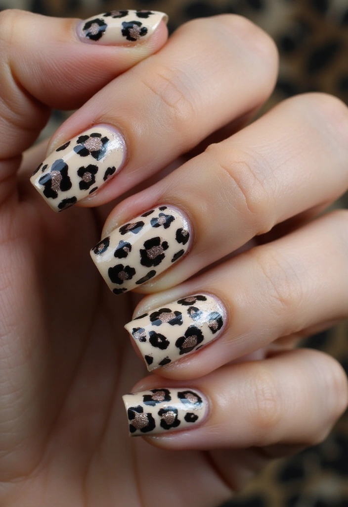 22 Creative Reflective Nail Art Ideas for 2025 That Will WOW Everyone! - 8. Reflective Animal Print