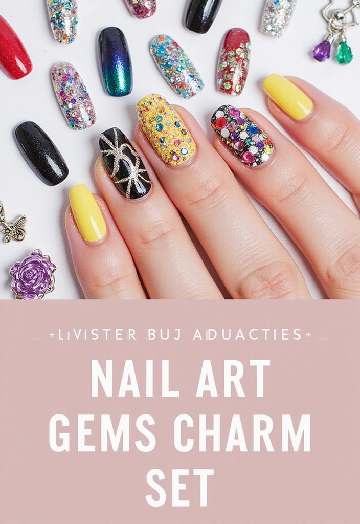 25 Must-Have Accessories for the Perfect Spring Nail Art (You’ll Want to See #15!) - 10. Nail Art Gems & Charms