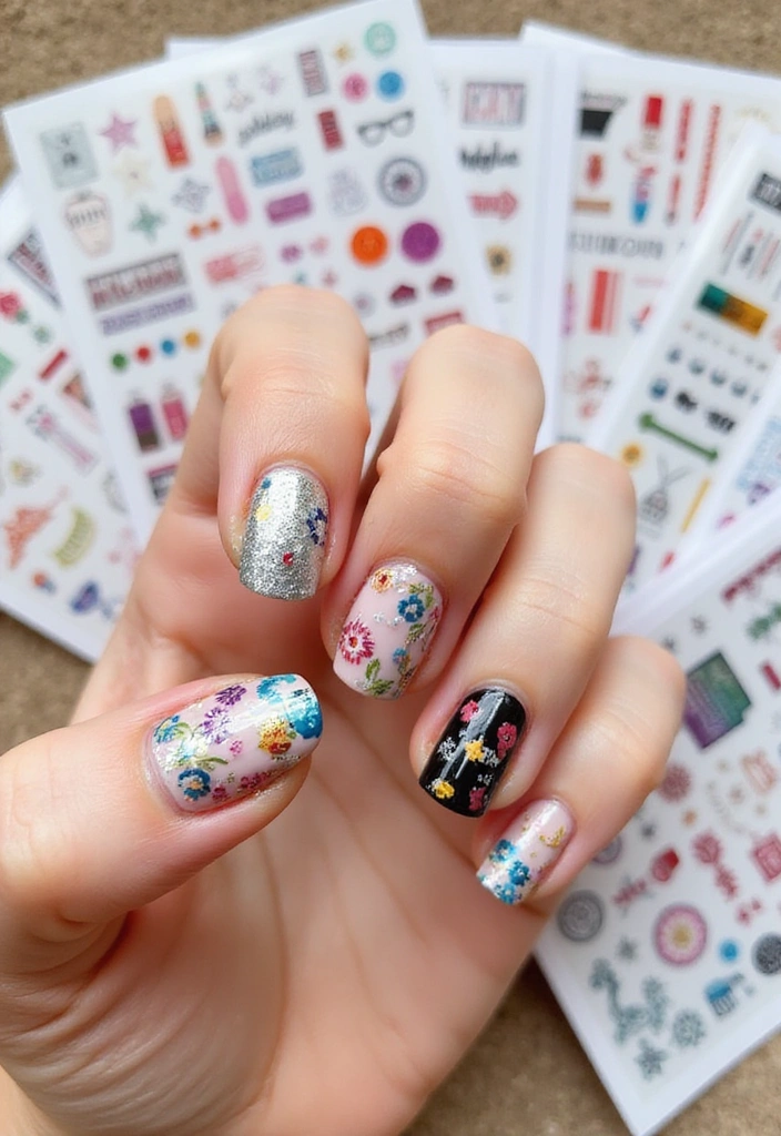 25 Must-Have Accessories for the Perfect Spring Nail Art (You’ll Want to See #15!) - 12. Nail Art Stickers