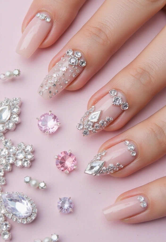 25 Must-Have Accessories for the Perfect Spring Nail Art (You’ll Want to See #15!) - 3. Rhinestones & Gems
