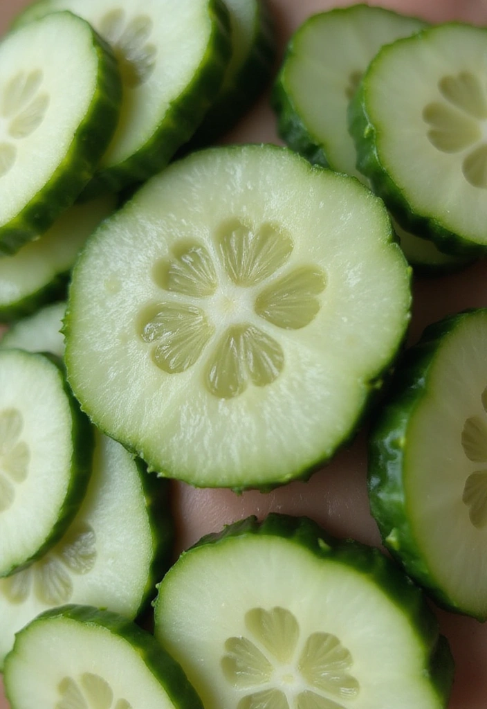 30 Days of Natural Skincare: Achieve a Glowing Complexion Without Chemicals! - Day 11: Soothing Cucumber Eye Pads