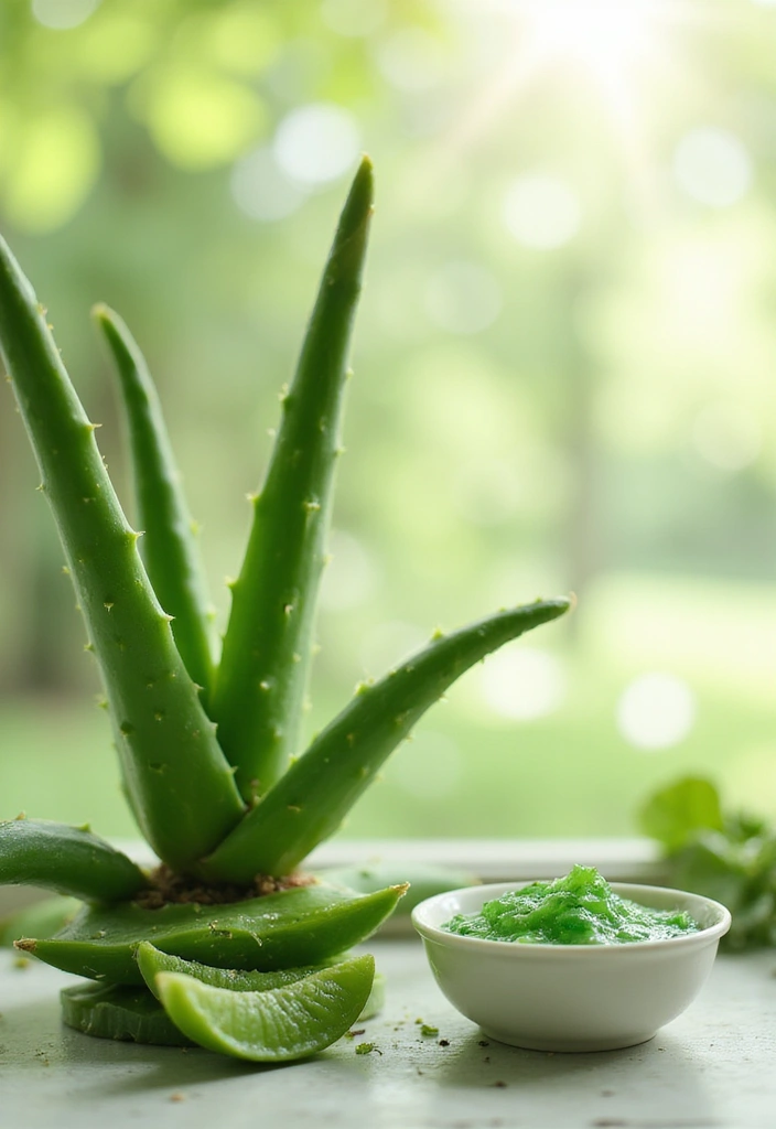 30 Days of Natural Skincare: Achieve a Glowing Complexion Without Chemicals! - Day 2: Refreshing Aloe Vera Gel