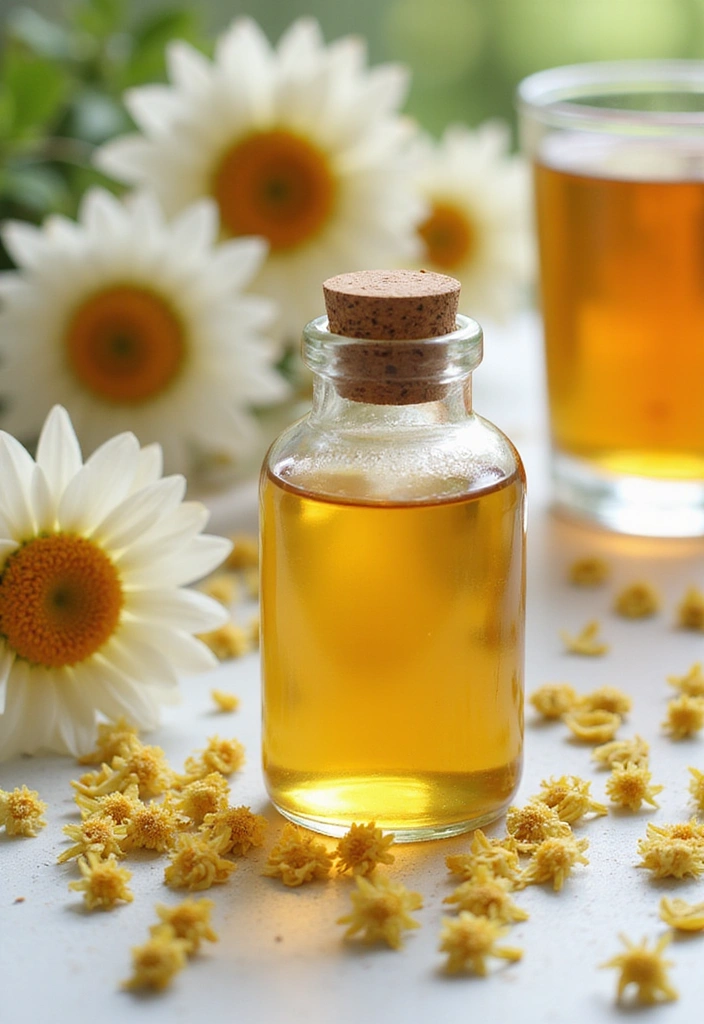 30 Days of Natural Skincare: Achieve a Glowing Complexion Without Chemicals! - Day 4: Calming Chamomile Toner