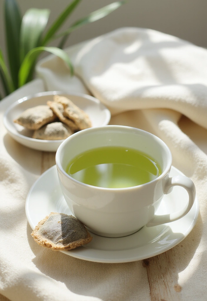 5 DIY Home Remedies to Reduce Redness That Actually Work! - 2. Green Tea Compress: Anti-Inflammatory Power