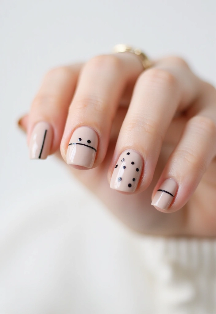 Discover 12 Hailey Bieber-Inspired Nail Looks That Will Make You the Trendsetter! - 2. Minimalist Nail Art
