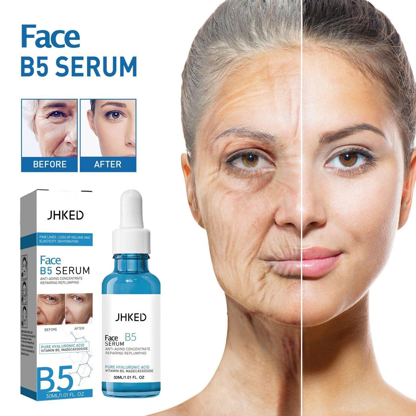 Time Rewind:⁣ Our Journey with Face B5 Anti-Aging Serum