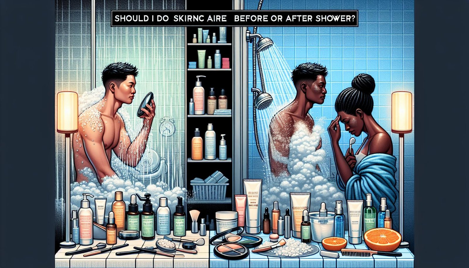 How‌ Showering First Can Enhance Your Skincare Routine