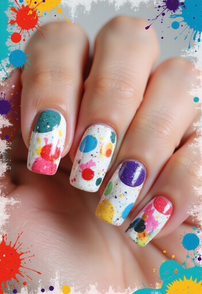 10 Stunning May Nails 2025 Designs That Will Make You the Trendsetter of the Season! - 5. Abstract Art