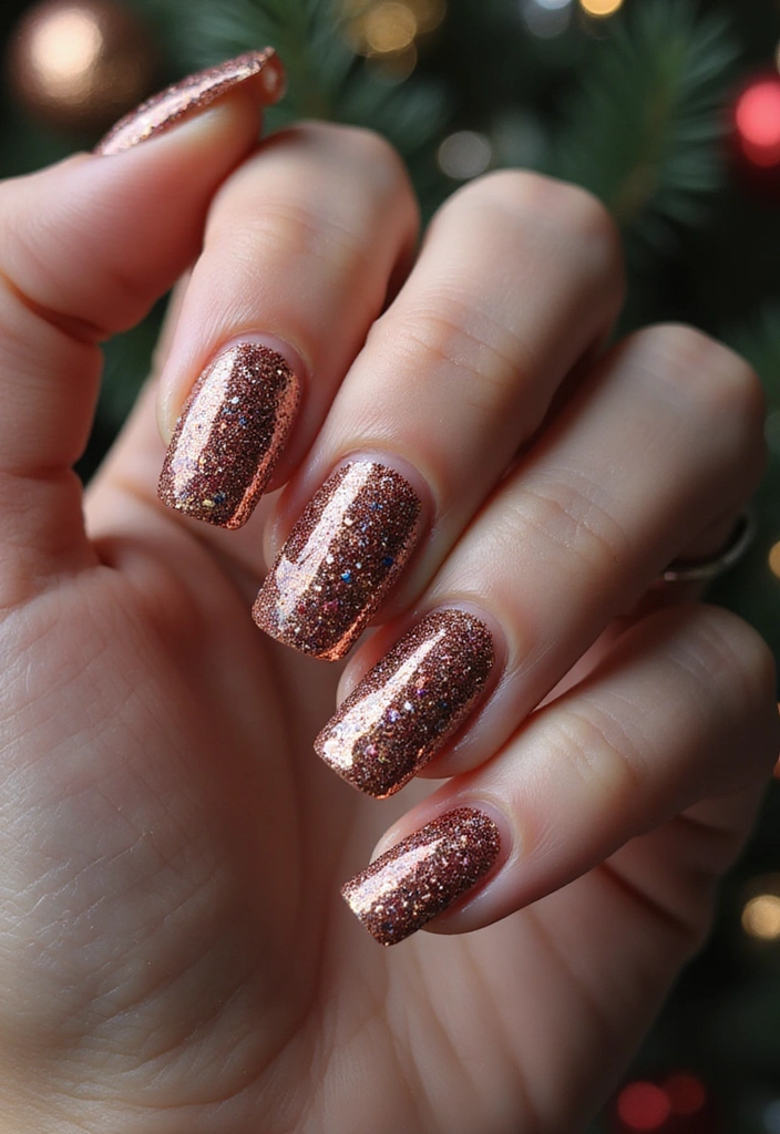 10 Stunning May Nails 2025 Designs That Will Make You the Trendsetter of the Season! - 8. Glitter Galore