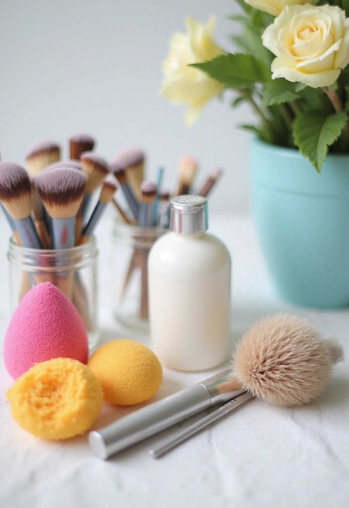 12 Skincare Routine Hacks That Will Give You Glowing Skin Overnight (You Won't Believe #5!) - 11. Regularly Clean Your Makeup Tools