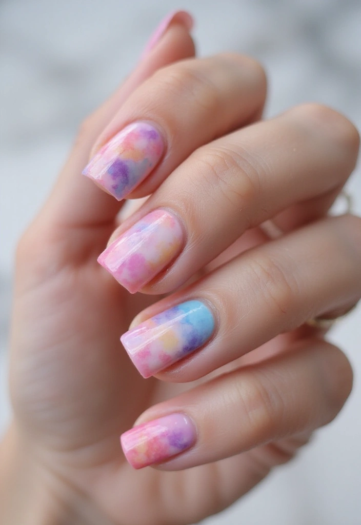 15 Jaw-Dropping Nail Art Designs You Won't Believe Are DIY! - 15. Watercolor Technique
