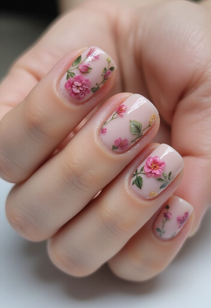 15 Jaw-Dropping Nail Art Designs You Won't Believe Are DIY! - 4. Floral Delight