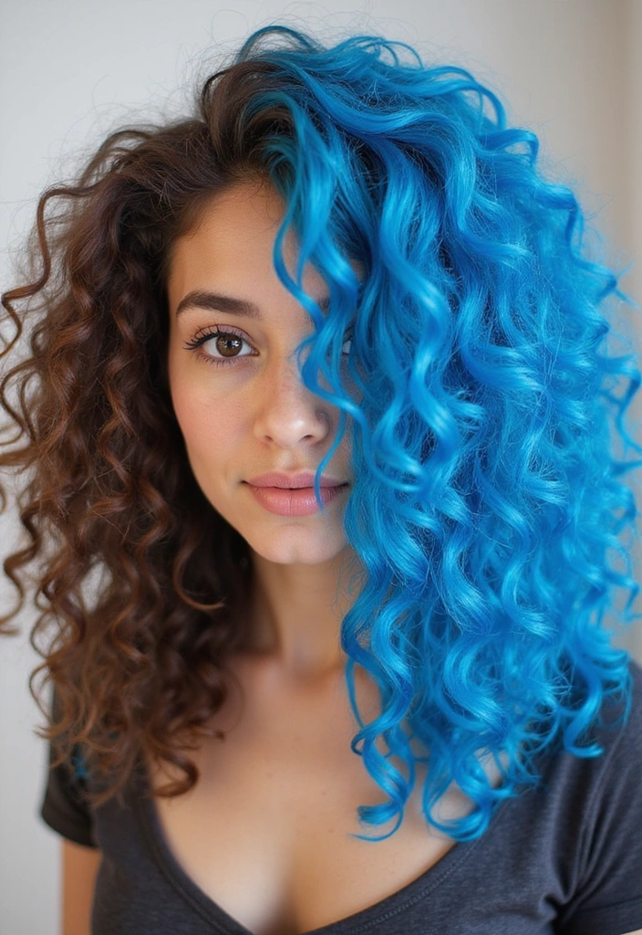 20 Breathtaking Curly Hair Transformations That Will Inspire Your Next Look! - 1. The Bold Color Splash