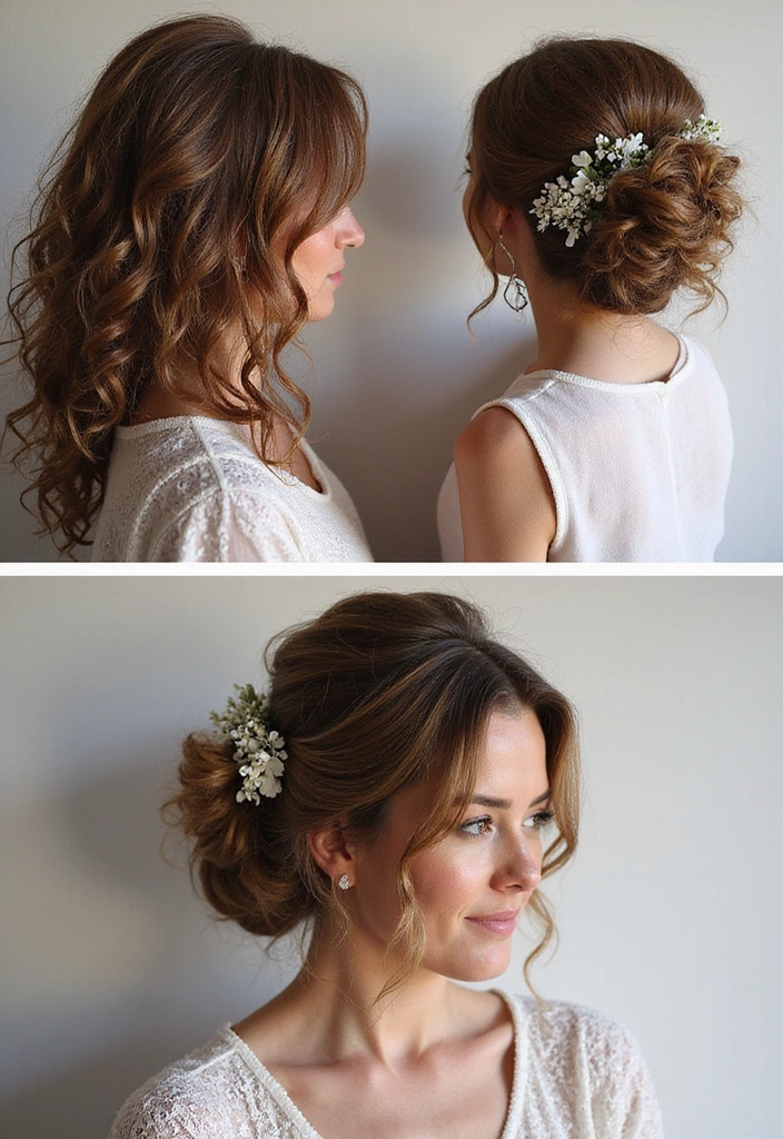 20 Breathtaking Curly Hair Transformations That Will Inspire Your Next Look! - 3. The Textured Updo
