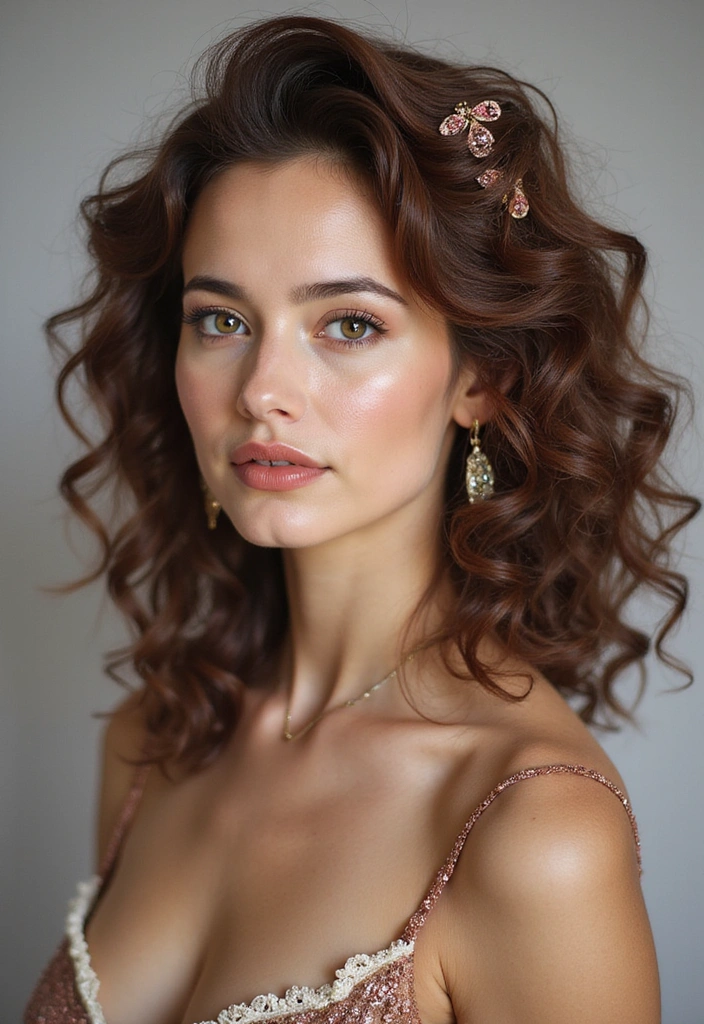 20 Breathtaking Curly Hair Transformations That Will Inspire Your Next Look! - 7. The Vintage Vibe
