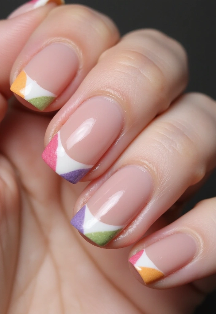 20 Jaw-Dropping Nail Art Ideas You Can Totally Do at Home (Wait Until You See #8!) - 1. Classic French Twist