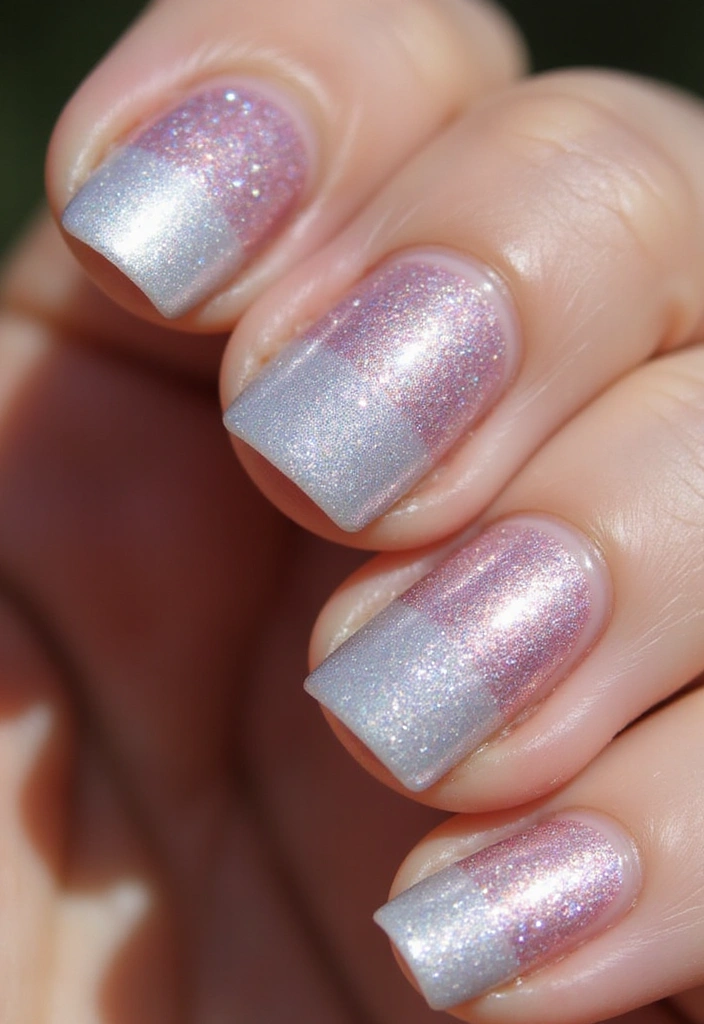 20 Jaw-Dropping Nail Art Ideas You Can Totally Do at Home (Wait Until You See #8!) - 12. Gradient Glitter