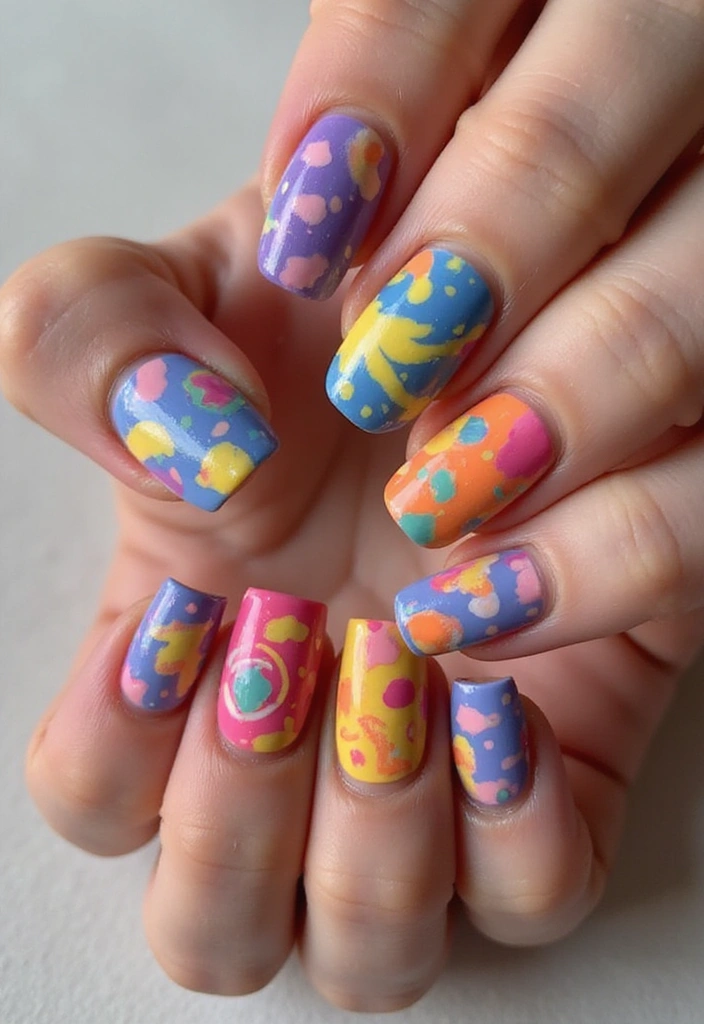 20 Jaw-Dropping Nail Art Ideas You Can Totally Do at Home (Wait Until You See #8!) - 18. Artistic Swirls