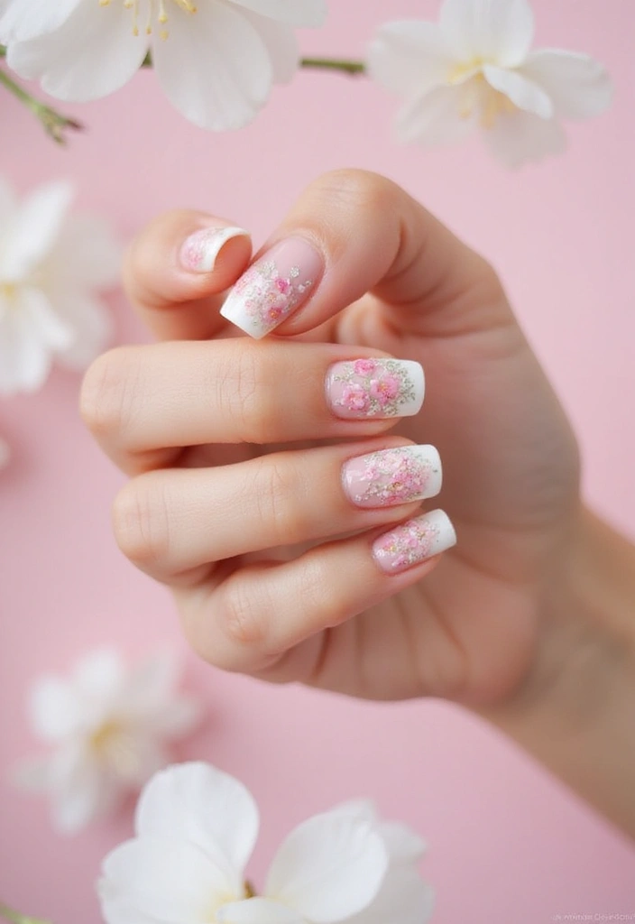 20 Jaw-Dropping Nail Art Ideas You Can Totally Do at Home (Wait Until You See #8!) - 5. Floral Fantasy