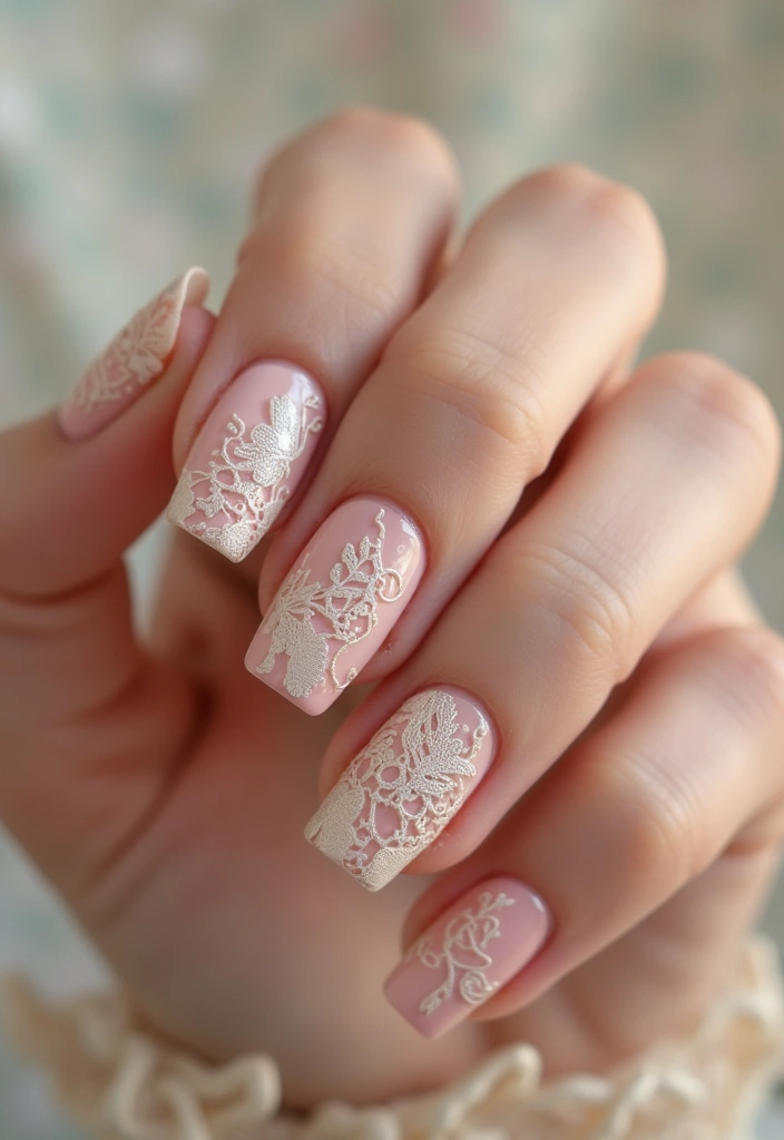 20 Stunning Nail Designs You Can DIY at Home (You Won't Believe #11!) - 16. Vintage Lace