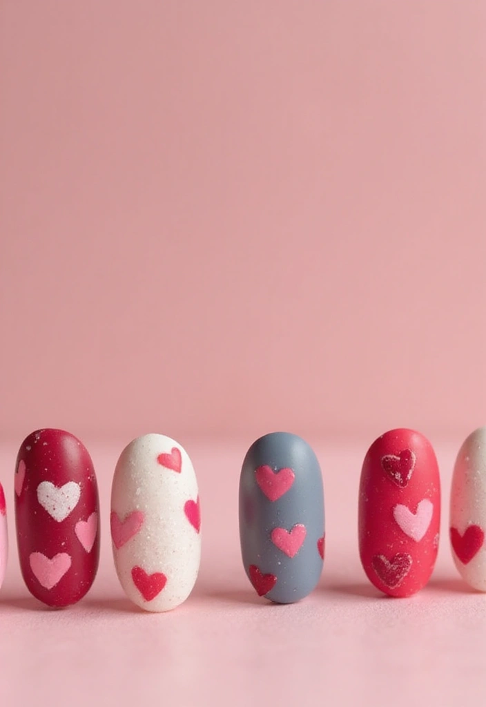 20 Stunning Nail Designs You Can Do at Home (Tip #14 Is a Game Changer!) - 16. Heartfelt Designs