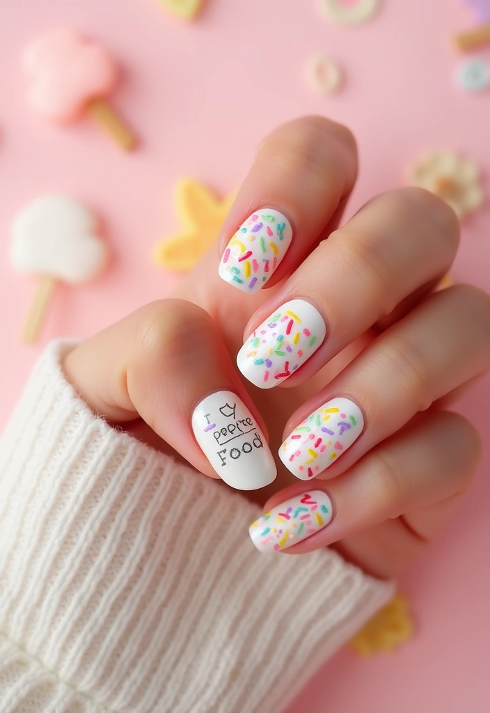 20 Stunning Nail Designs You Can Do at Home (Tip #14 Is a Game Changer!) - 18. Ice Cream Delight