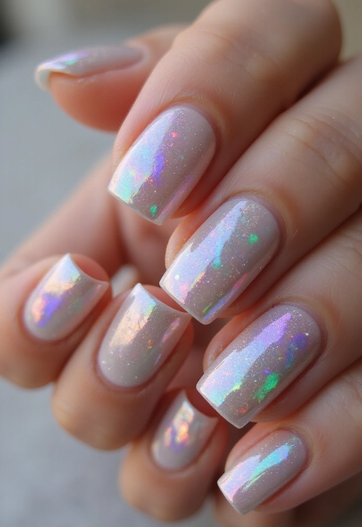 20 Uñas Tendencia que Están Arrasando Este Año (Te Sorprenderá el #5!) - 15. Uñas de Nácar