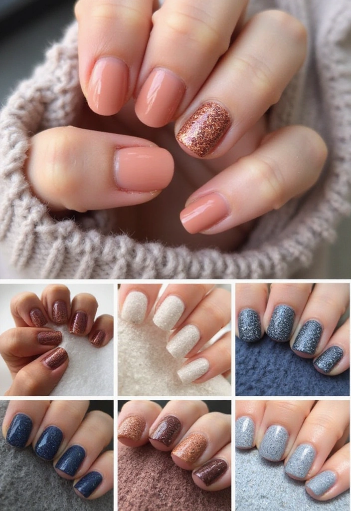 20 Uñas Tendencia que Están Arrasando Este Año (Te Sorprenderá el #5!) - 20. Uñas de Textura